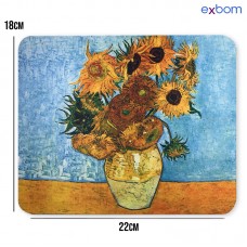 Mouse Pad 180x220x2mm MP-2218D Exbom - Sunflower